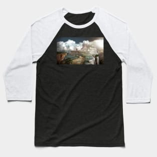 Imagination city illustration Baseball T-Shirt